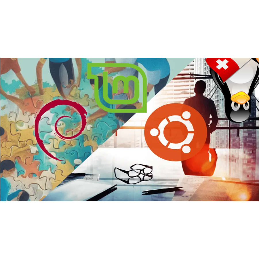 Welcher Pinguin? LINUX mint, Ubuntu, Debian?